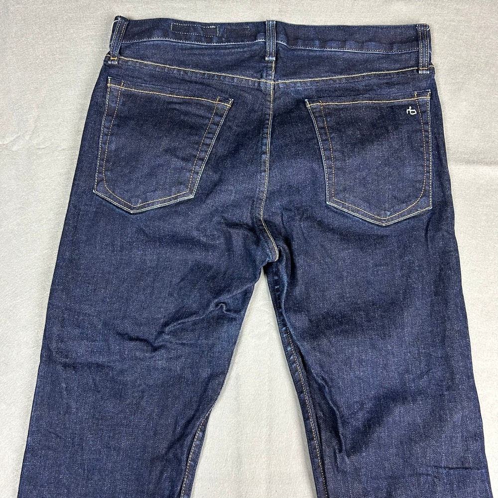 Rag & Bone Jeans Kaihara Raw Denim Mens 32x32 Indigo Blue - Picture 15 of 15